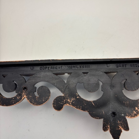 1970s ornate Dart Ind Coppercraft Guild resin spoon holder or jewelry display - Picture 4 of 10